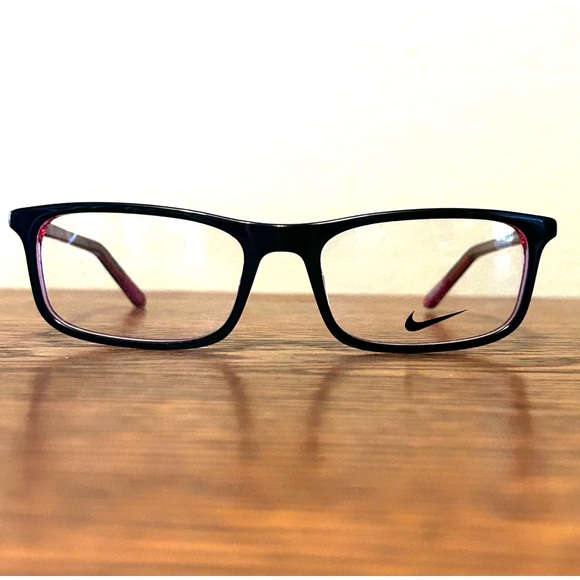 NIKE Youth Rectangular Full-Rim Plastic Eyeglass Frames Nike 5540